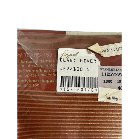 NEW FOGAL SWITZERLAND HAPPY TEARS 157 PANTYHOSE 2100 NOIR - S - Picture 7 of 13